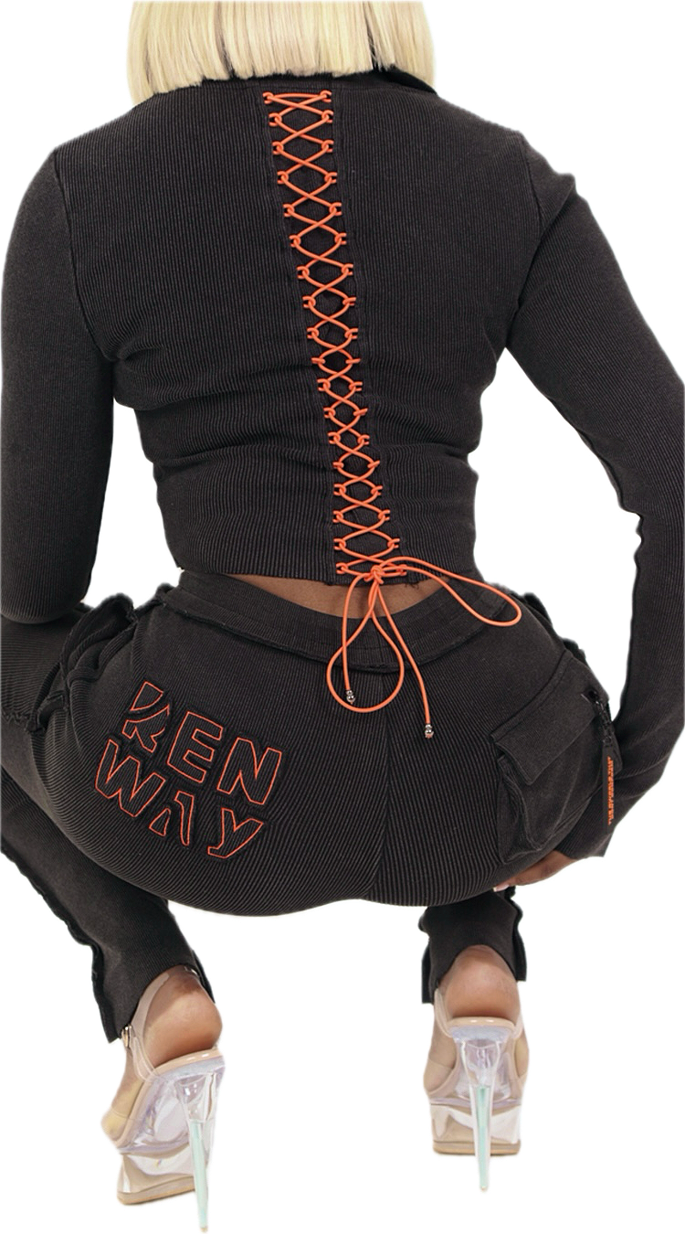 RENI RIBBED TRSR