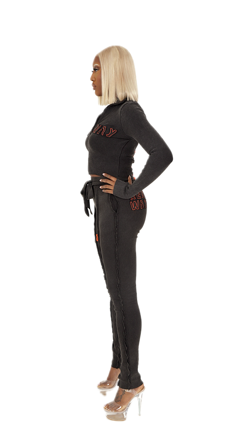 RENI RIBBED TRSR