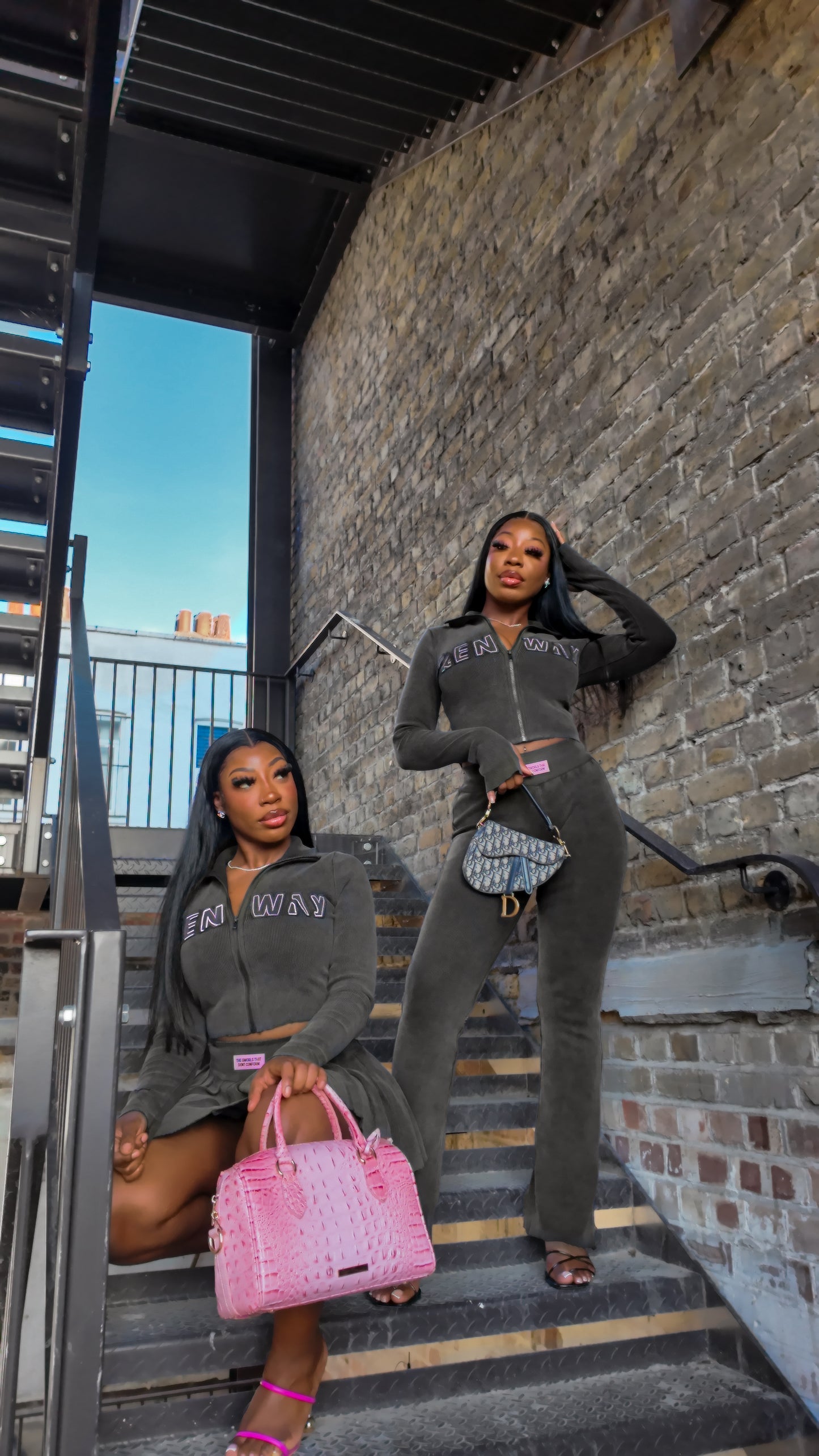 PINKPRNT 3 PIECE SUIT