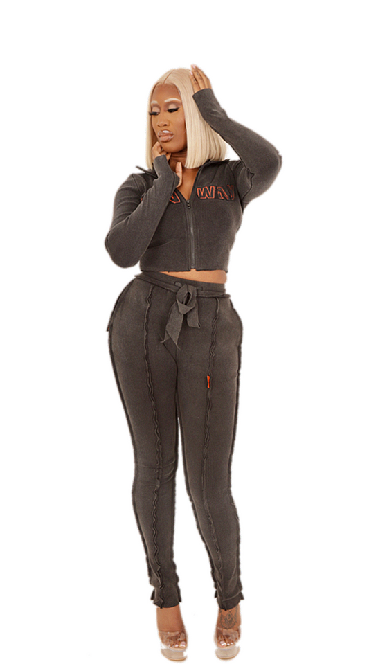 RENI RIBBED TRSR